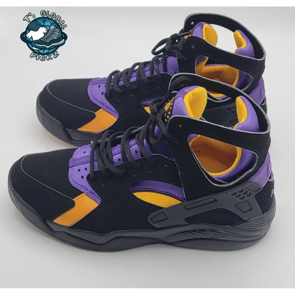 Nike Air Flight Huarache Lakers Away Kobe FD0188 001 Men Size 9